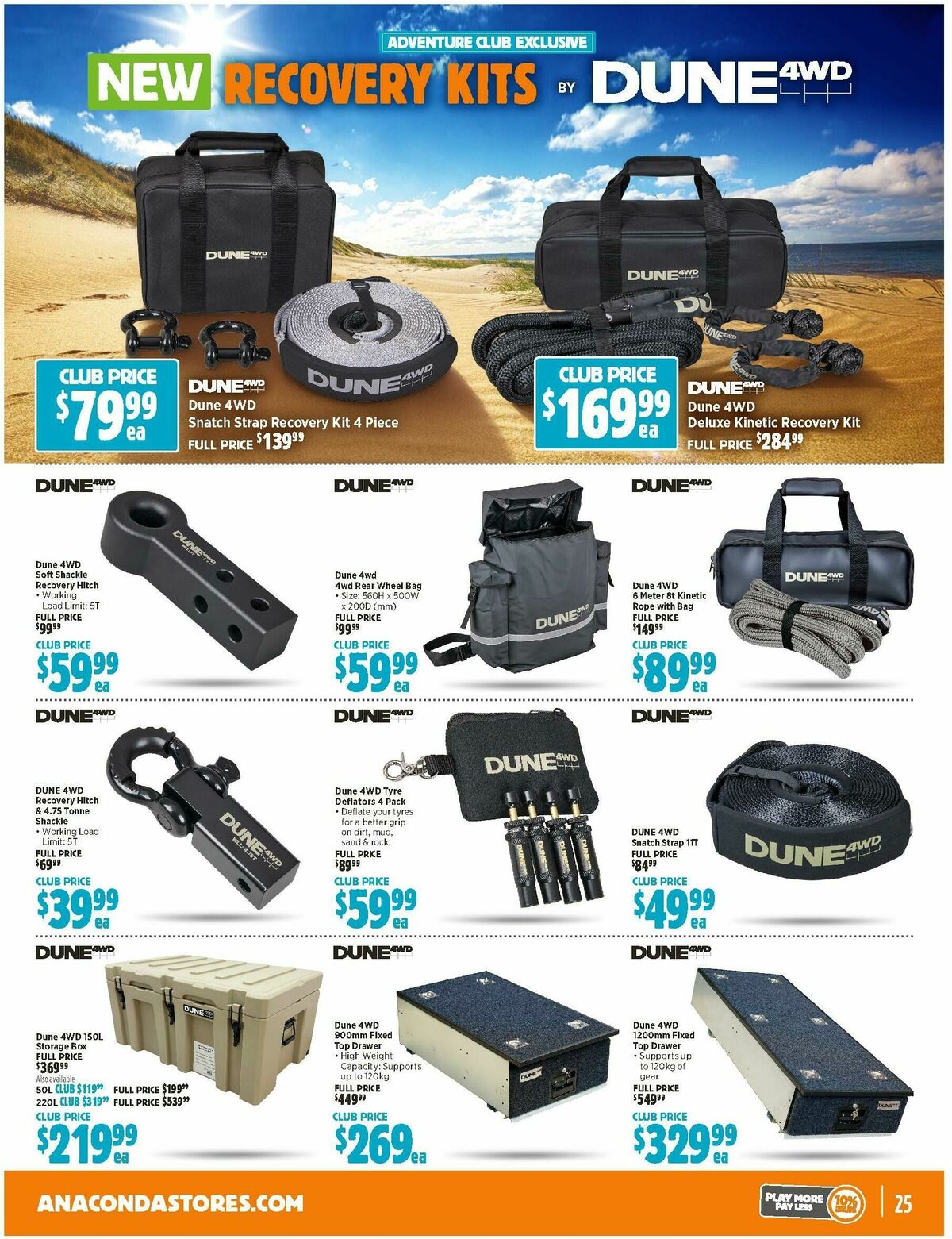 Anaconda Catalogues from 3 December