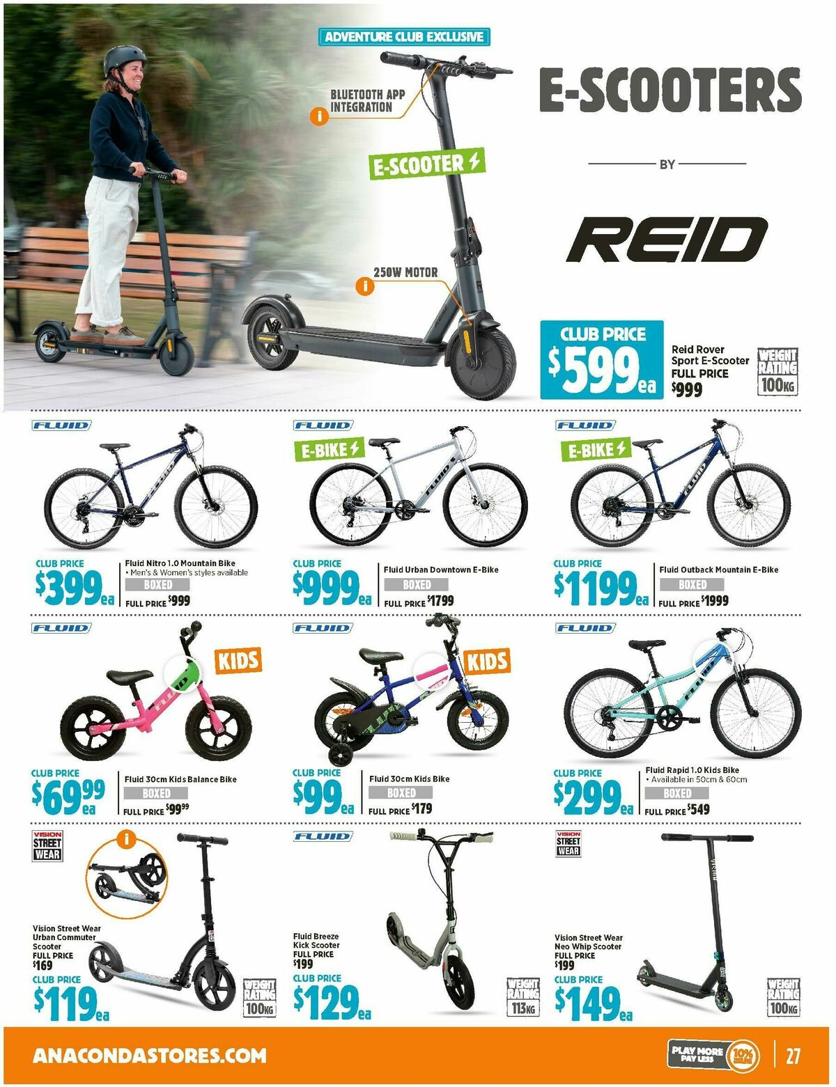 Anaconda Catalogues from 3 December