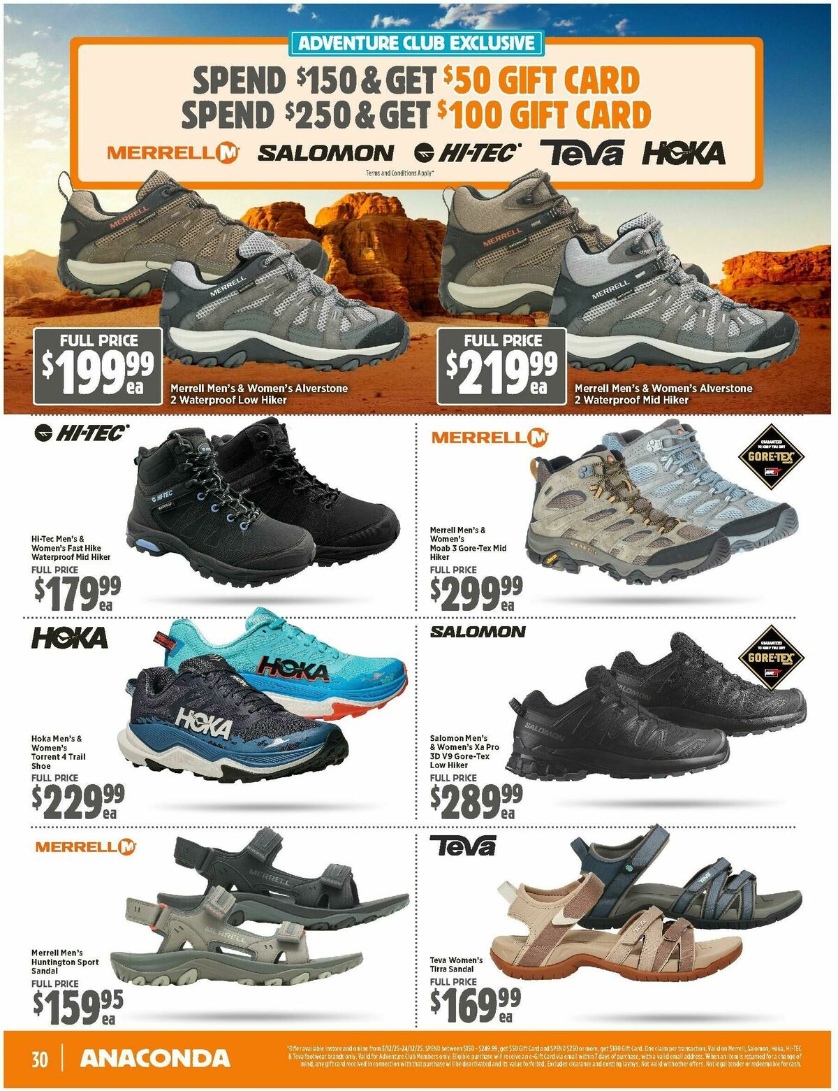 Anaconda Catalogues from 3 December