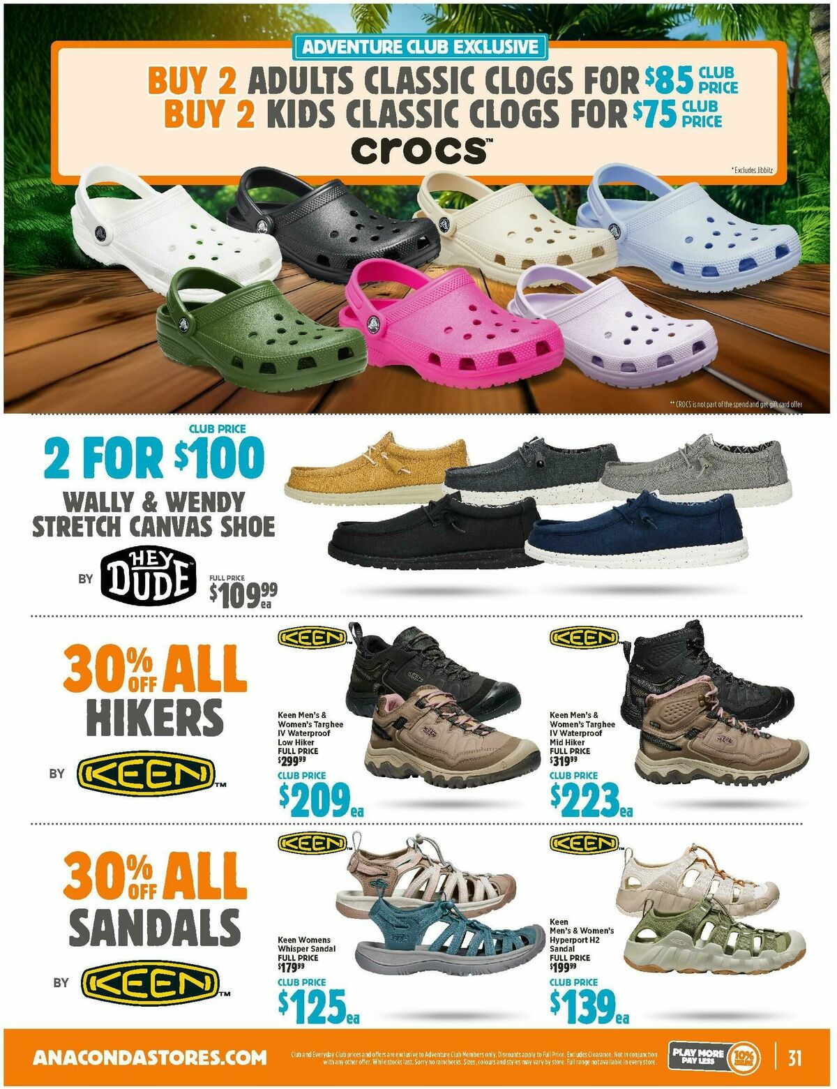 Anaconda Catalogues from 3 December