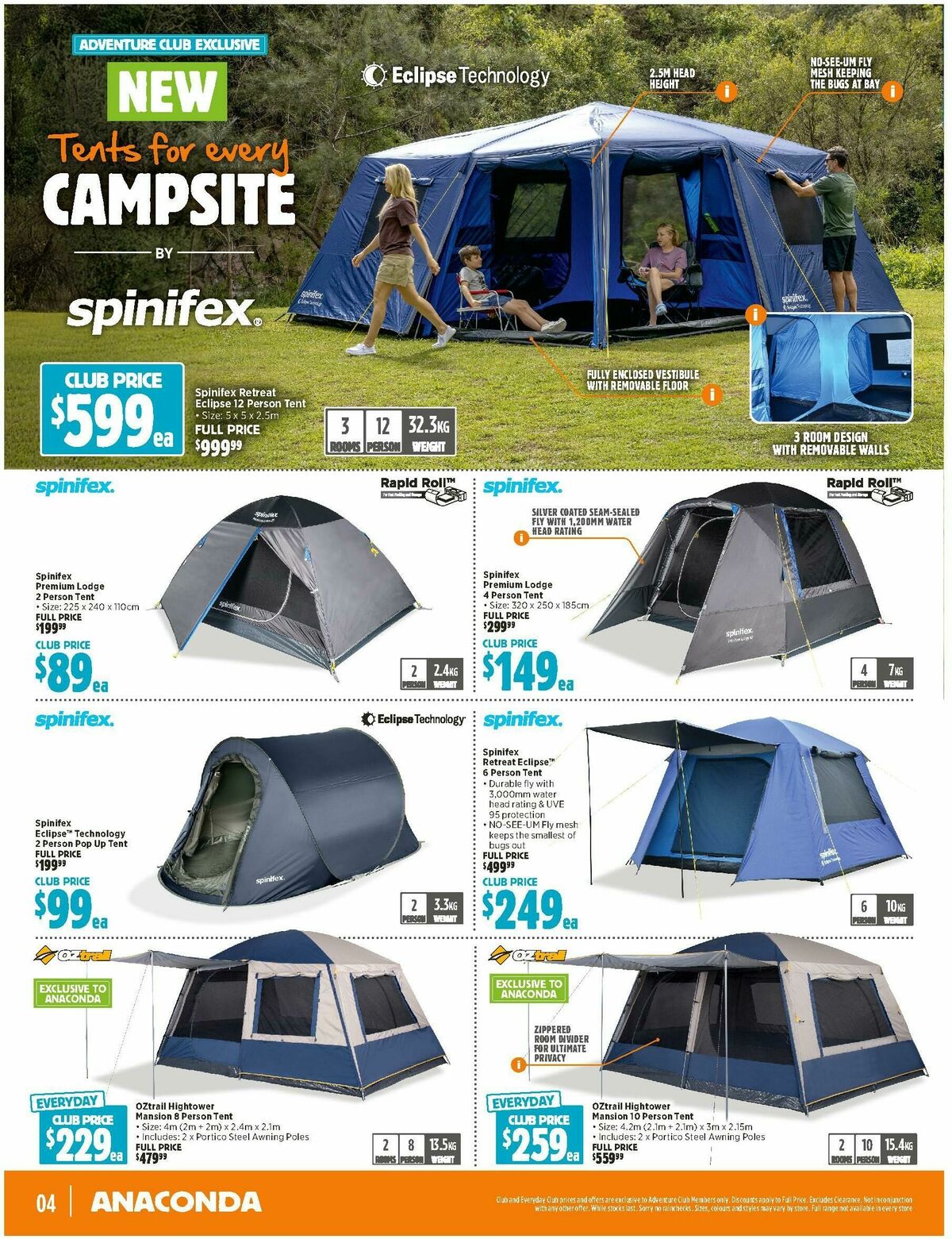 Anaconda Catalogues from 3 December