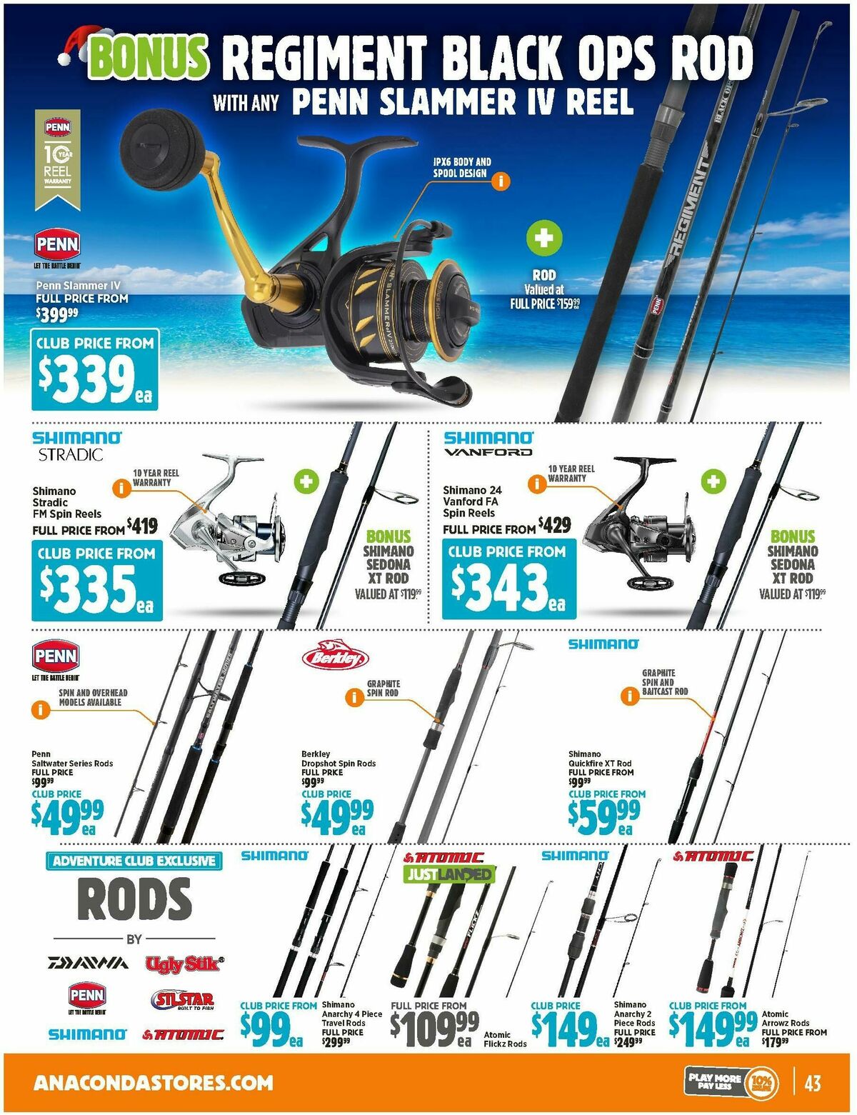 Anaconda Catalogues from 3 December