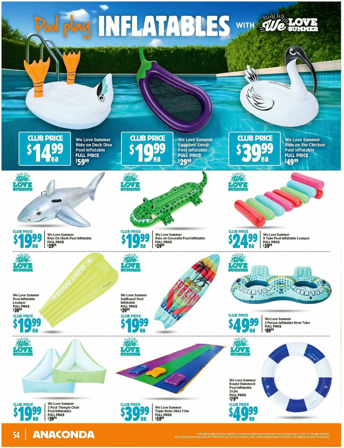 Anaconda Catalogues from 3 December