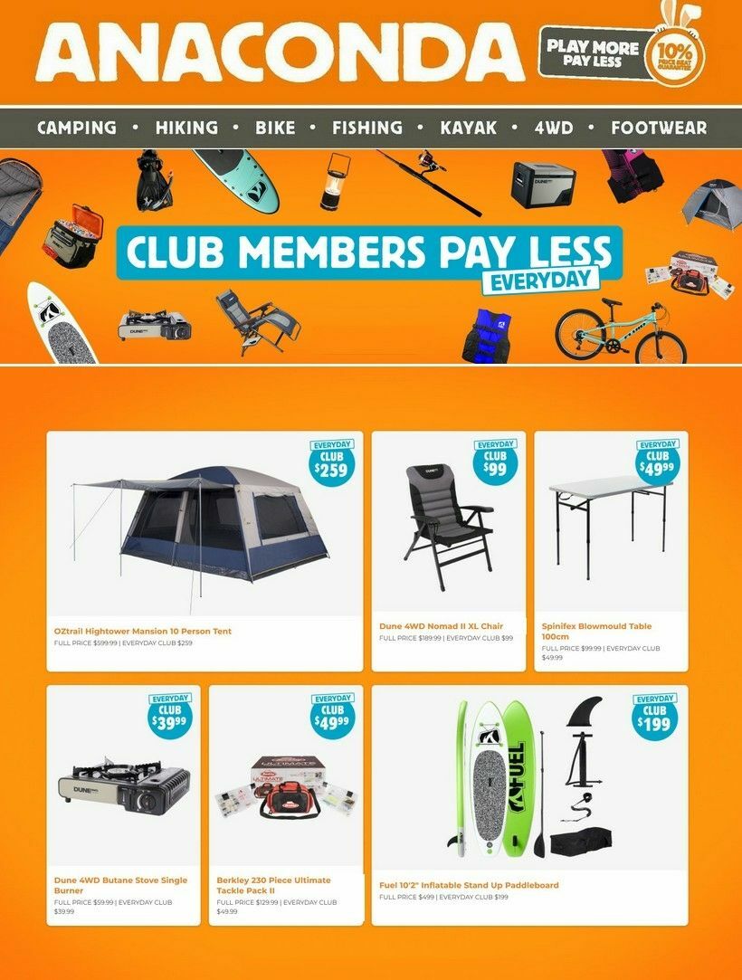 Anaconda Catalogues from 27 January