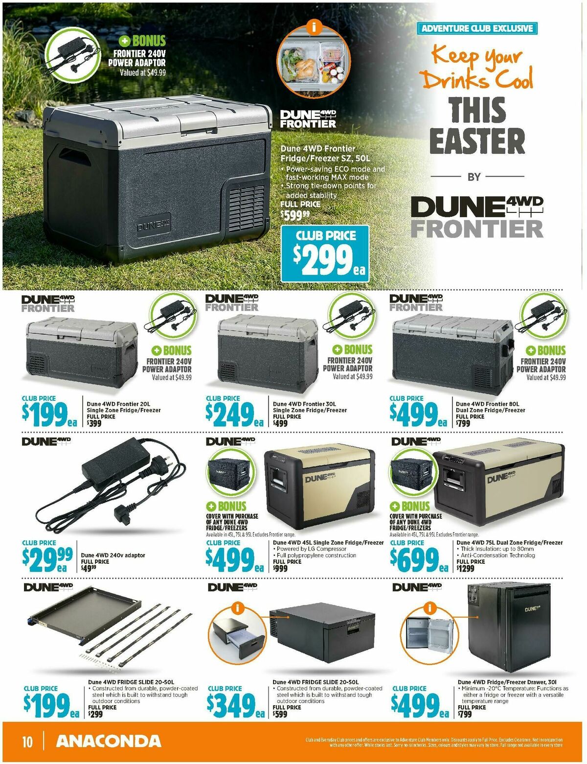 Anaconda Catalogues from 23 February