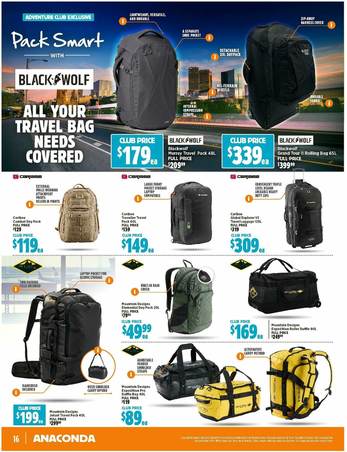 Anaconda Catalogues from 23 February