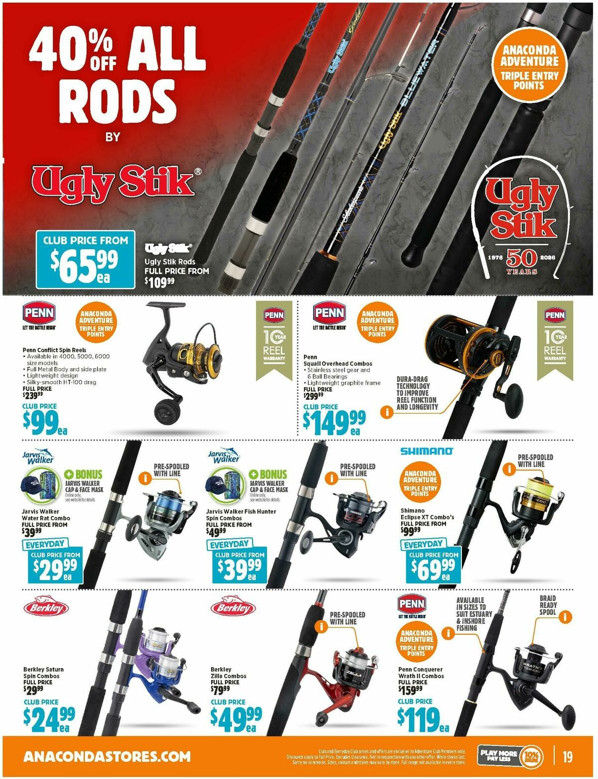 Anaconda Catalogues from 23 February