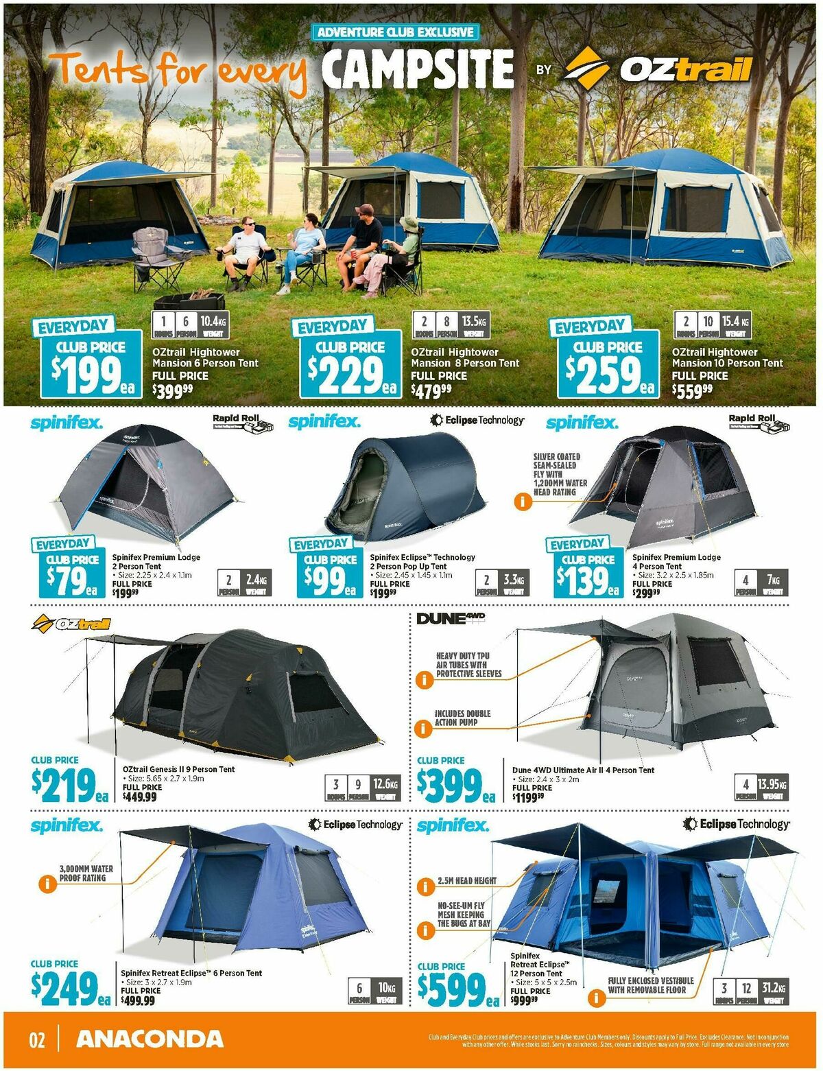 Anaconda Catalogues from 23 February