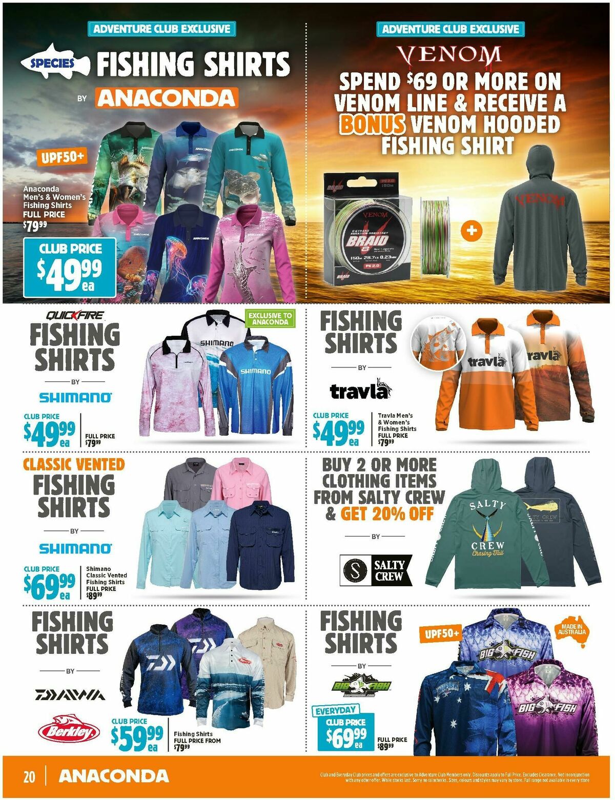 Anaconda Catalogues from 23 February