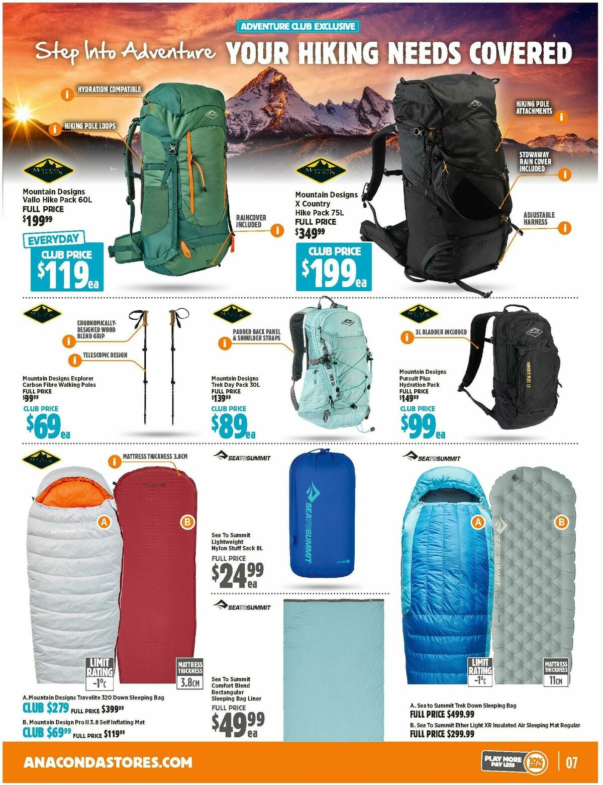 Anaconda Catalogues from 23 February