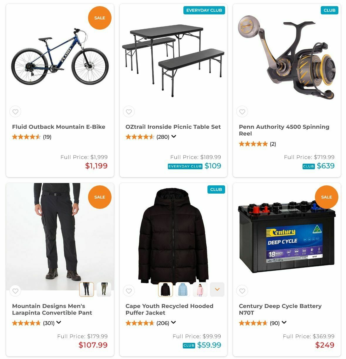 Anaconda Catalogues from 25 March