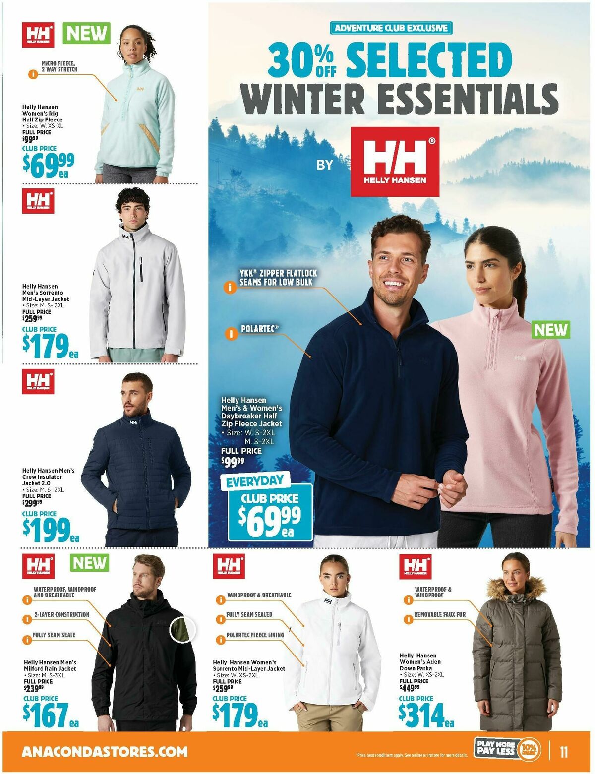 Anaconda Catalogues from 20 April