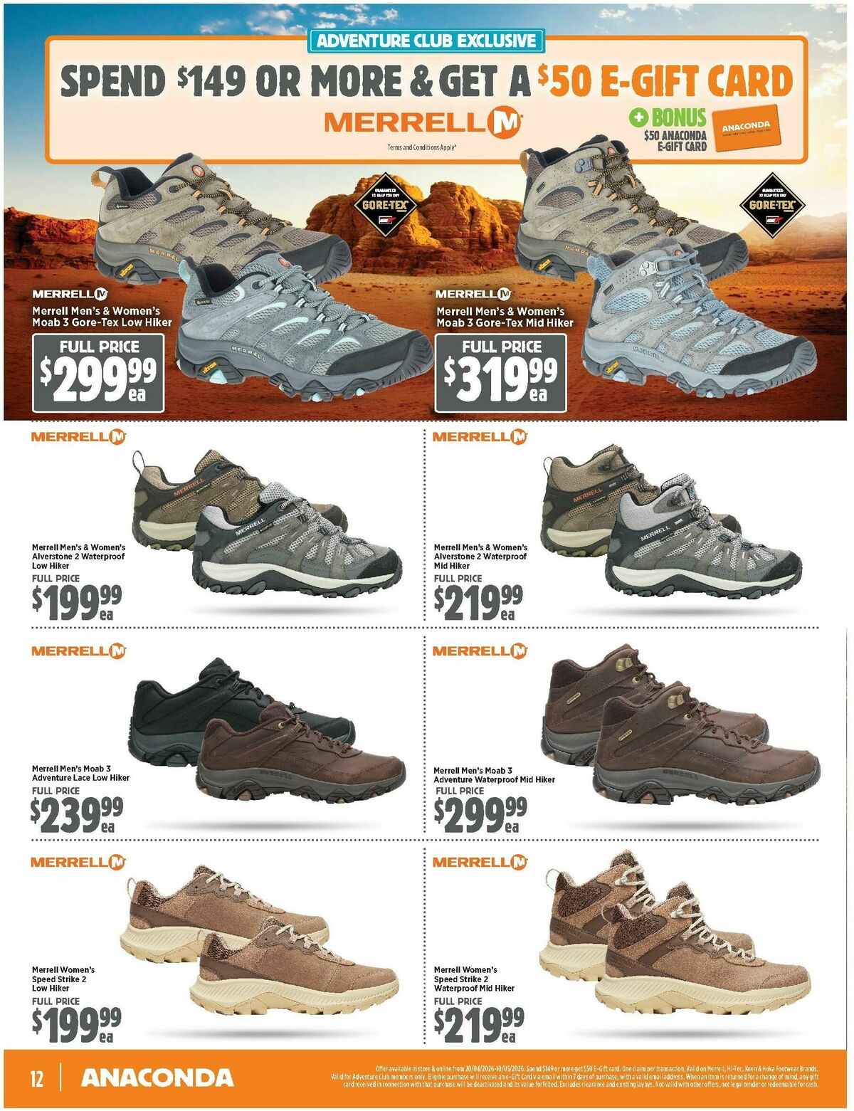 Anaconda Catalogues from 20 April