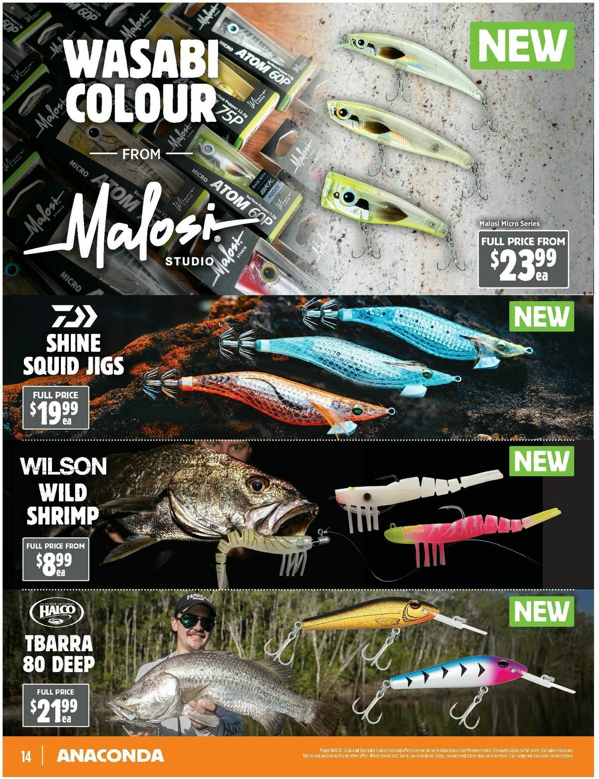 Anaconda Catalogues from 20 April