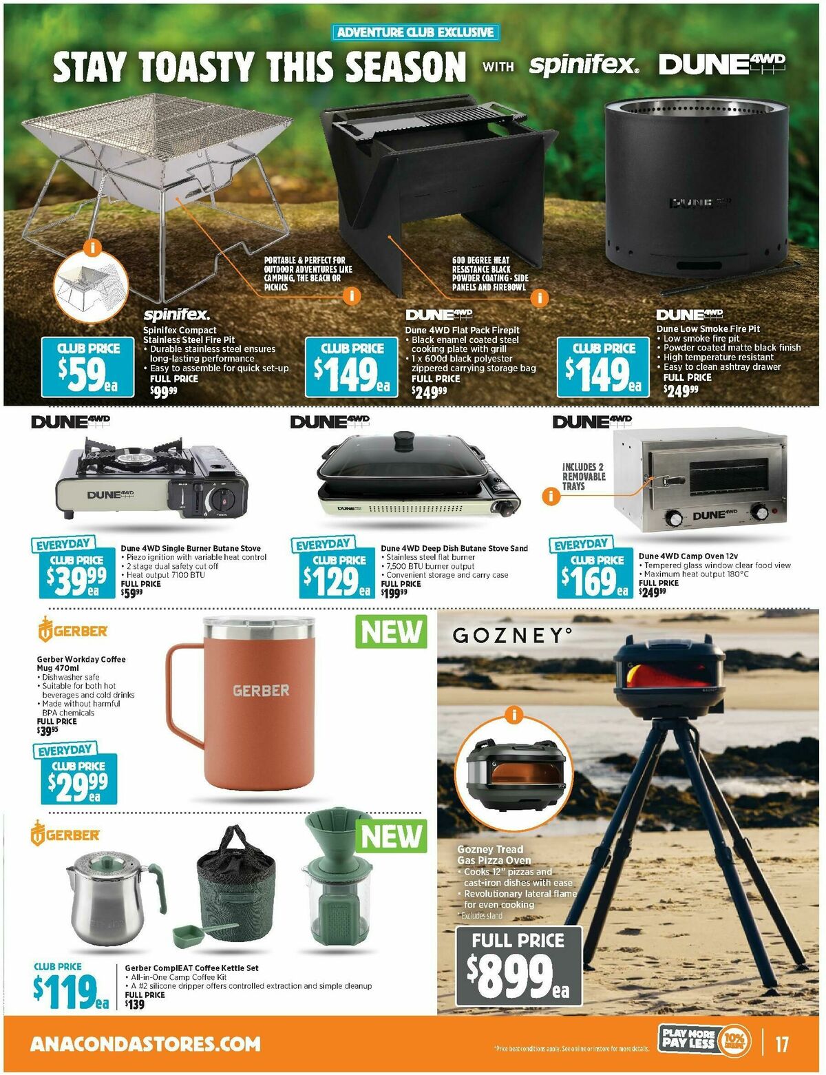 Anaconda Catalogues from 20 April