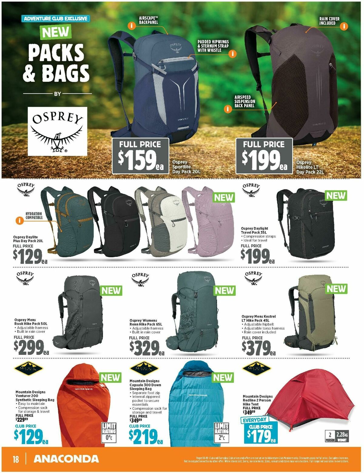 Anaconda Catalogues from 20 April