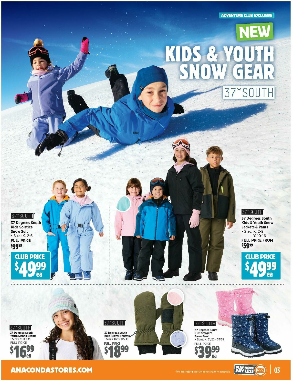 Anaconda Catalogues from 20 April