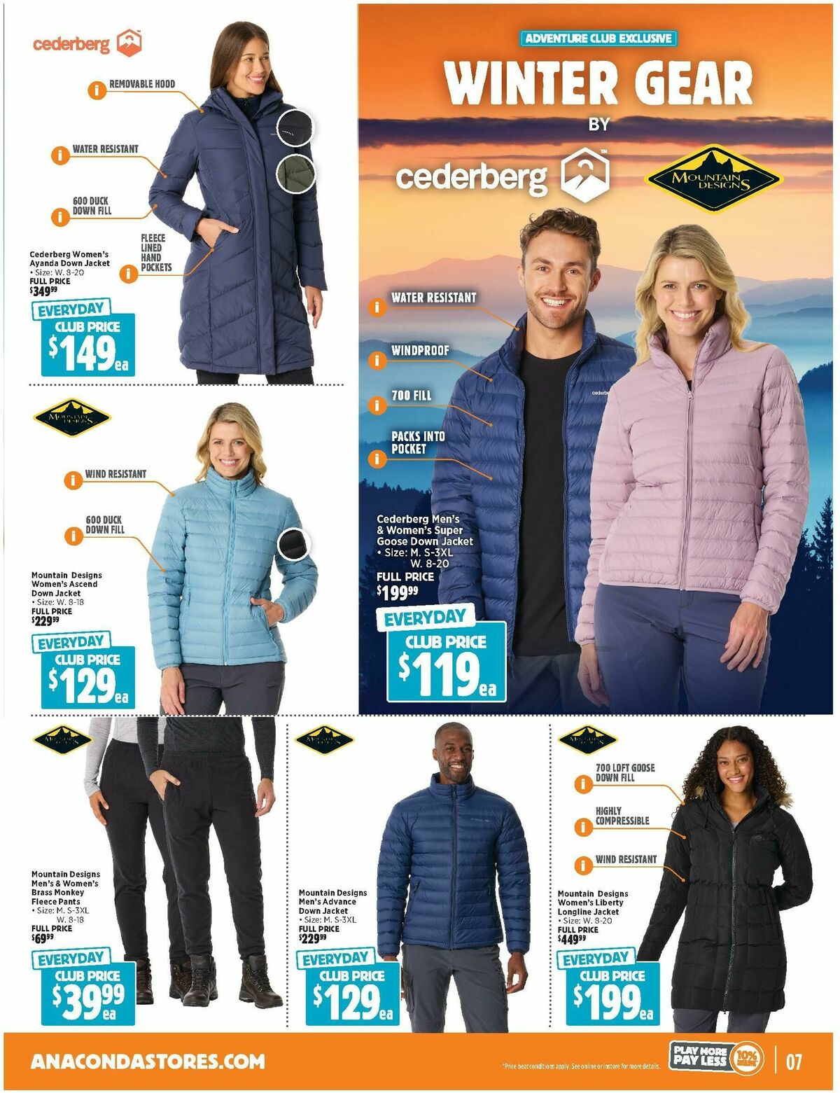 Anaconda Catalogues from 20 April