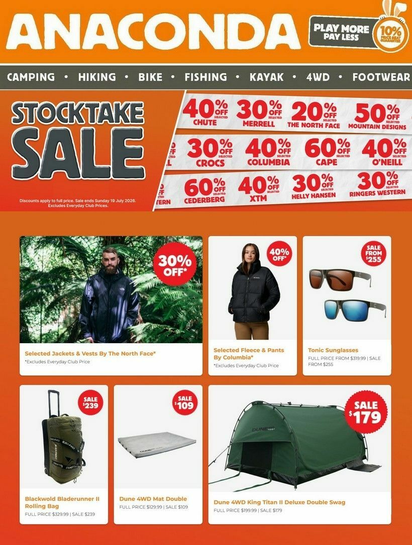 Anaconda Catalogues from 25 June