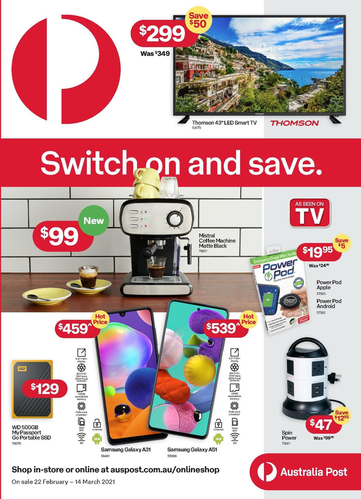 Australia Post Catalogues from 22 February