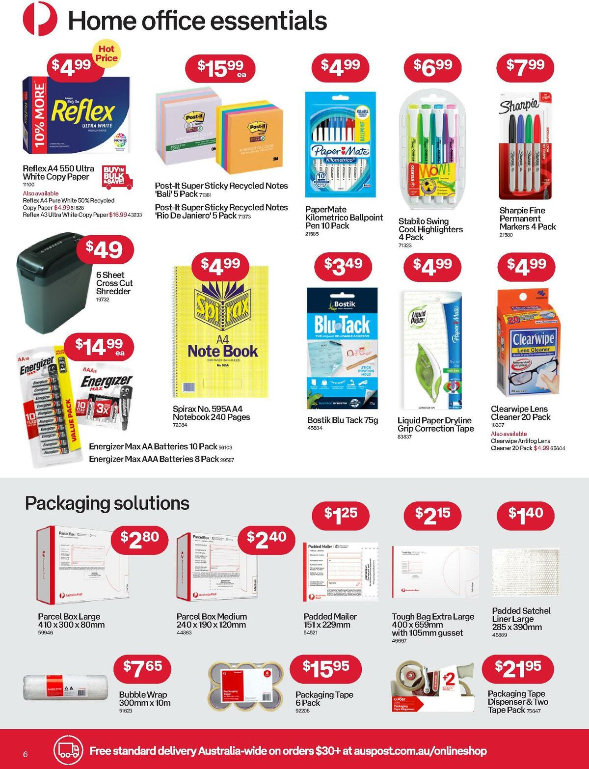 Australia Post Catalogues from 5 July