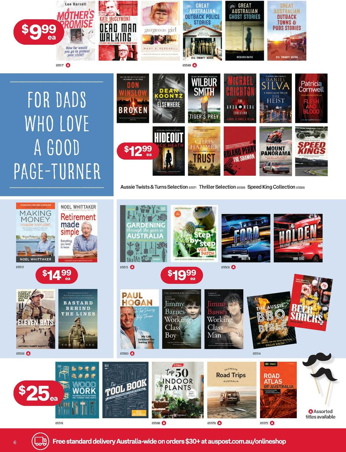 Australia Post Catalogues from 16 August