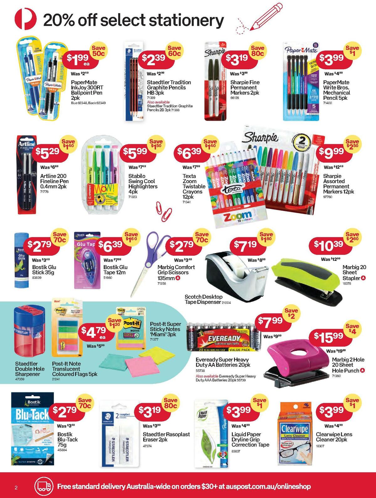 Australia Post Catalogues from 10 January