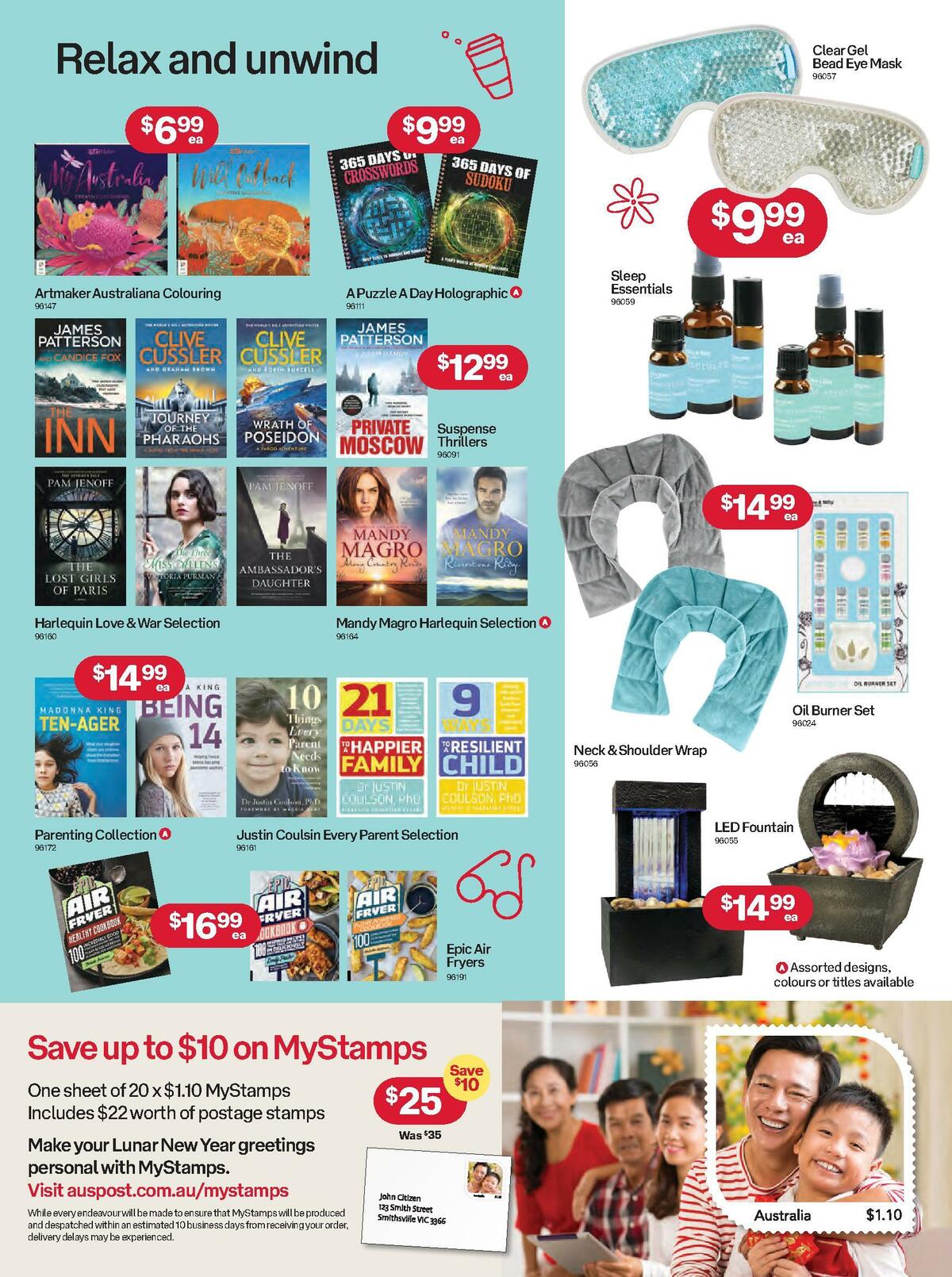 Australia Post Catalogues from 10 January