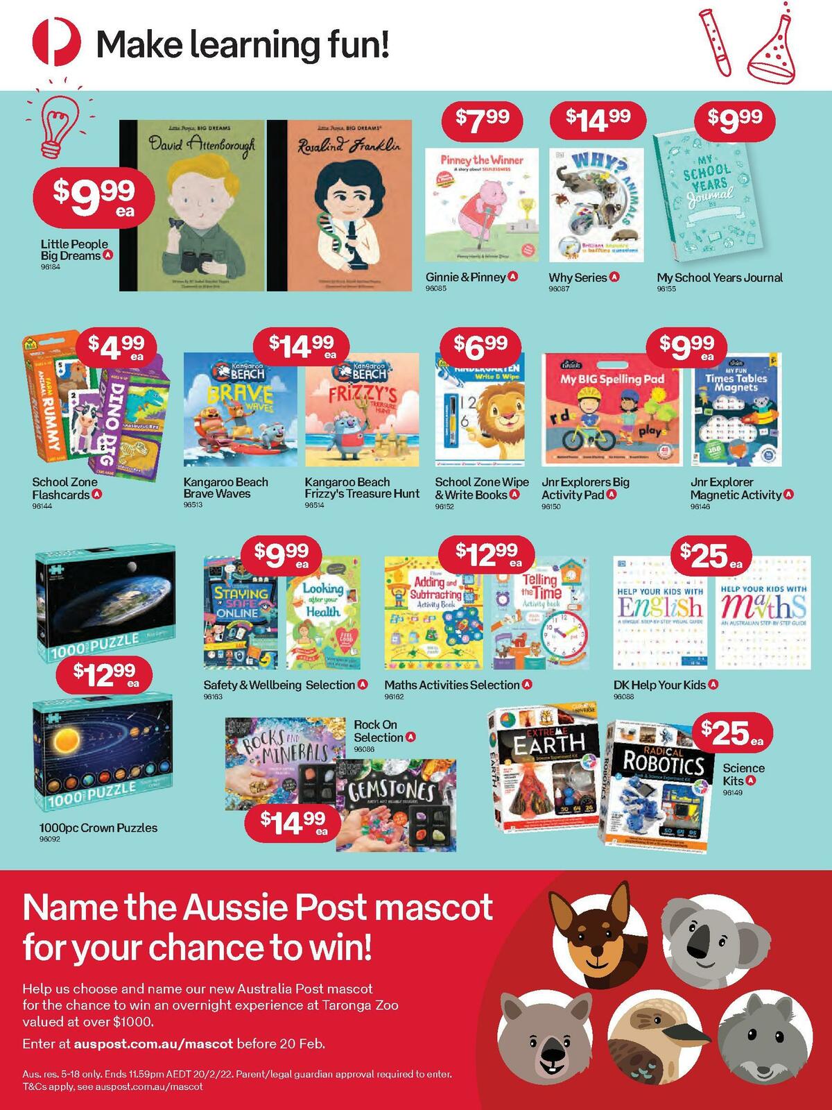 Australia Post Catalogues from 10 January