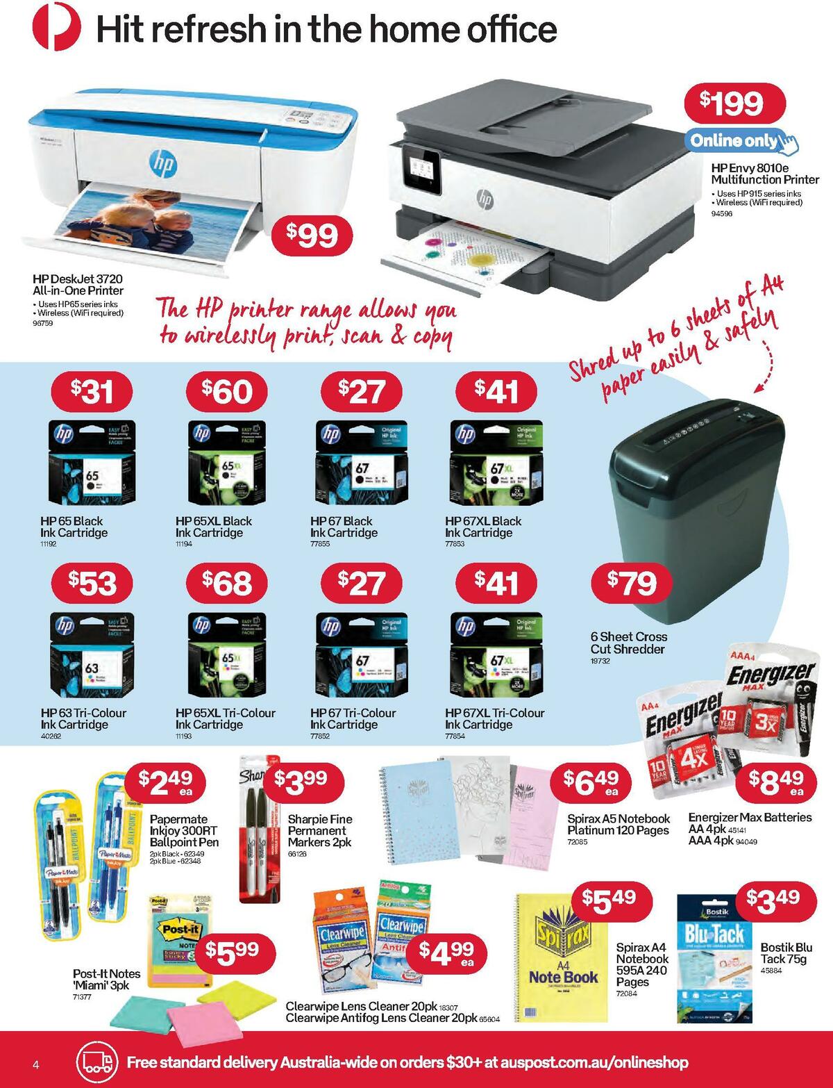 Australia Post Catalogues from 28 February