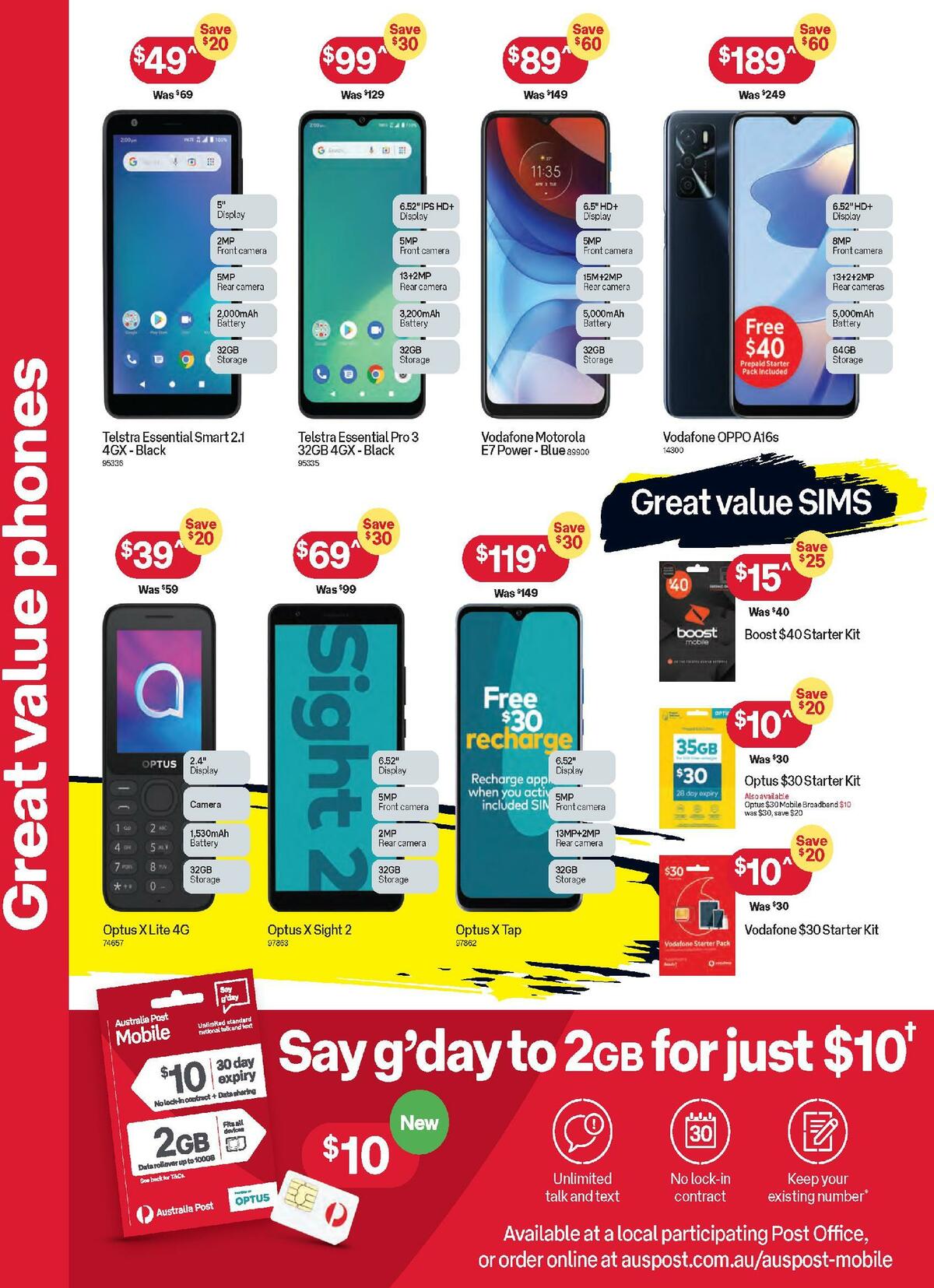 Australia Post Catalogues from 6 June