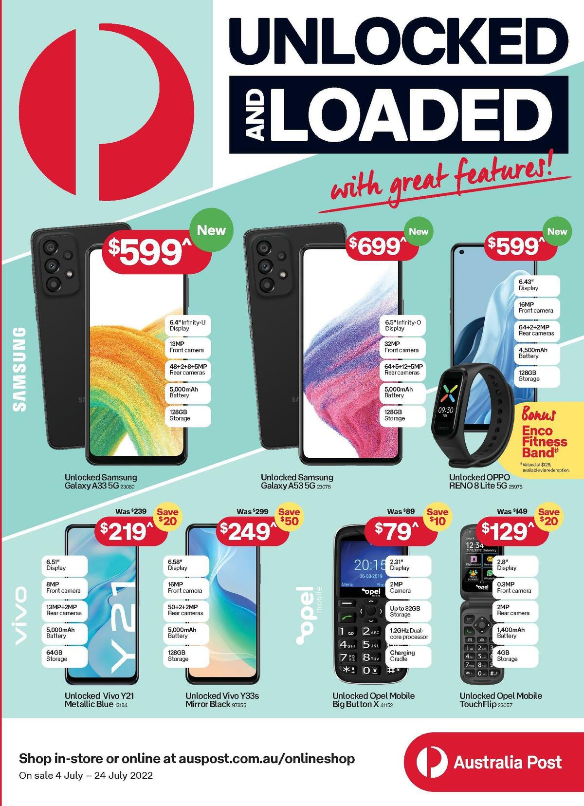 Australia Post Catalogues from 3 July