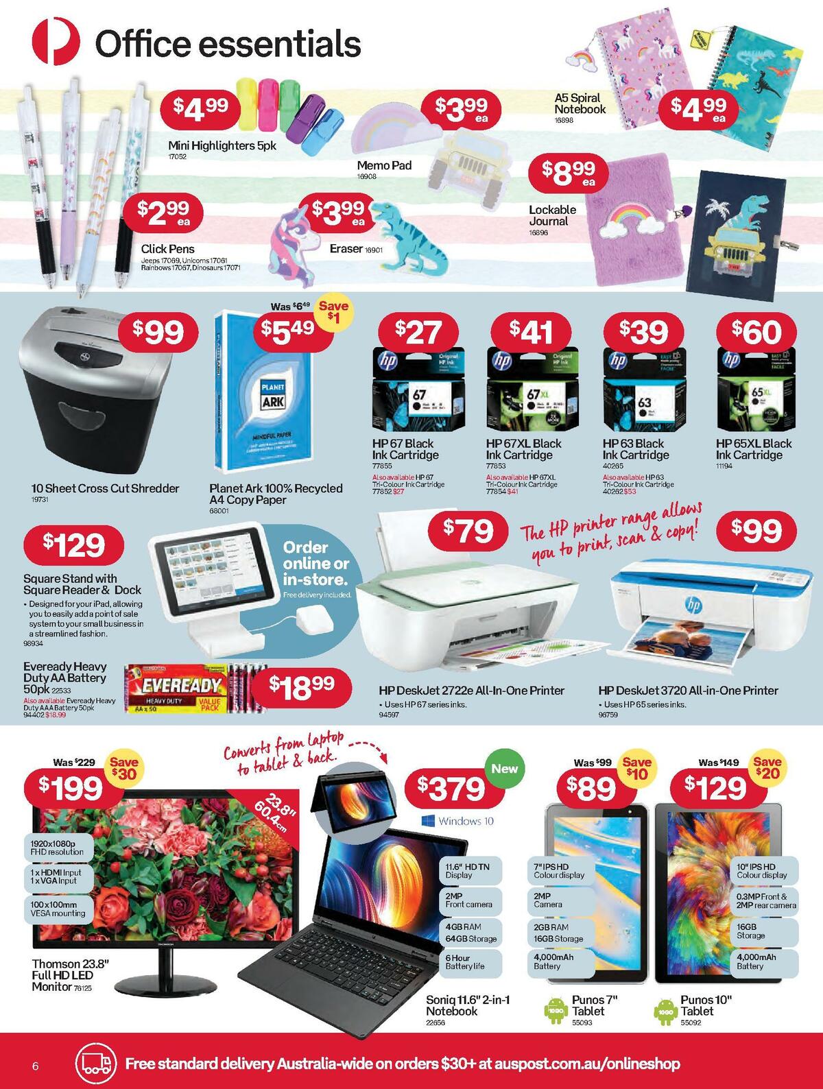 Australia Post Catalogues from 25 July