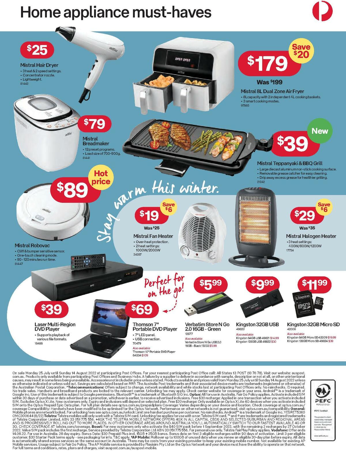 Australia Post Catalogues from 25 July