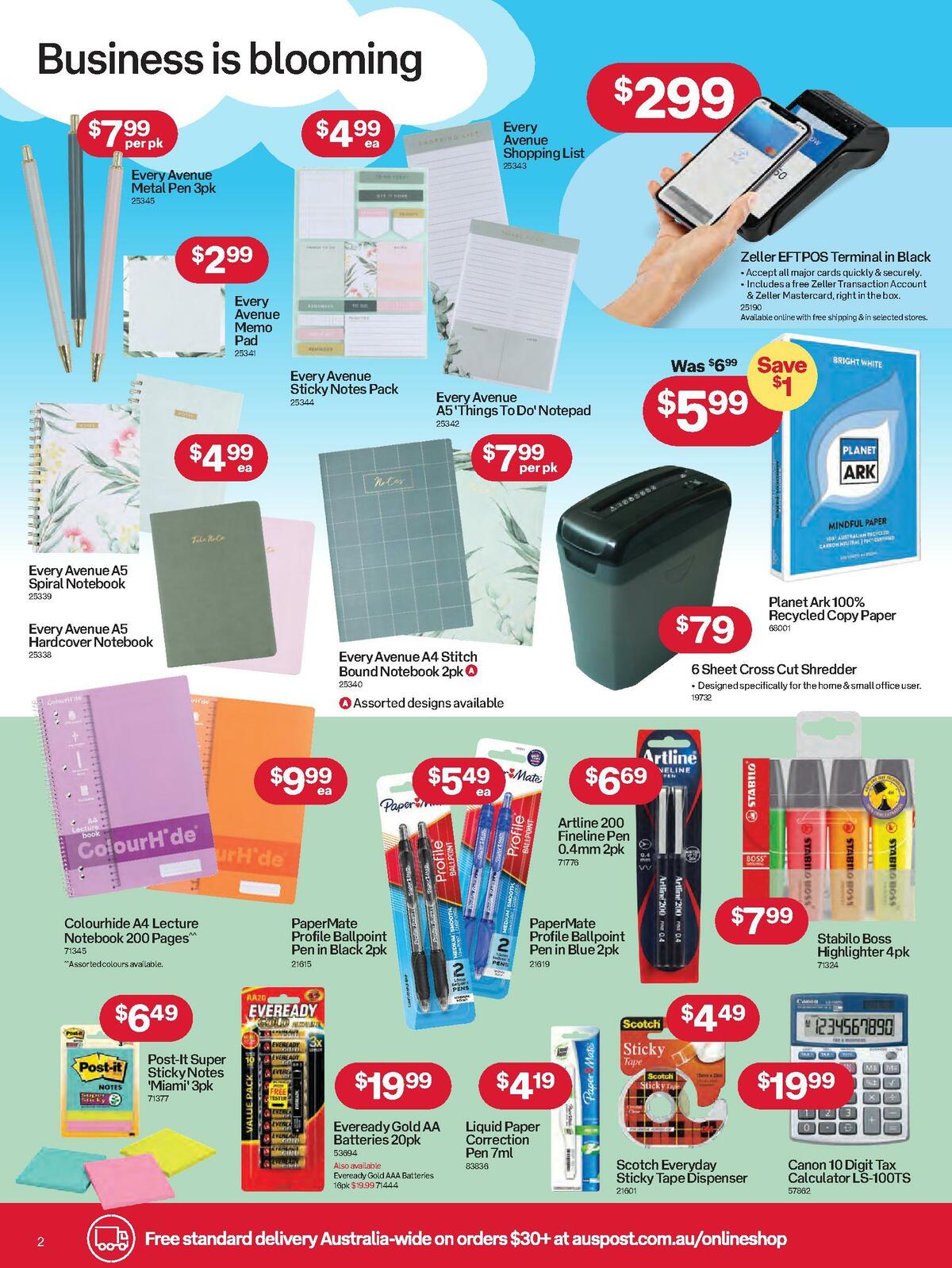 Australia Post Catalogues from 5 September