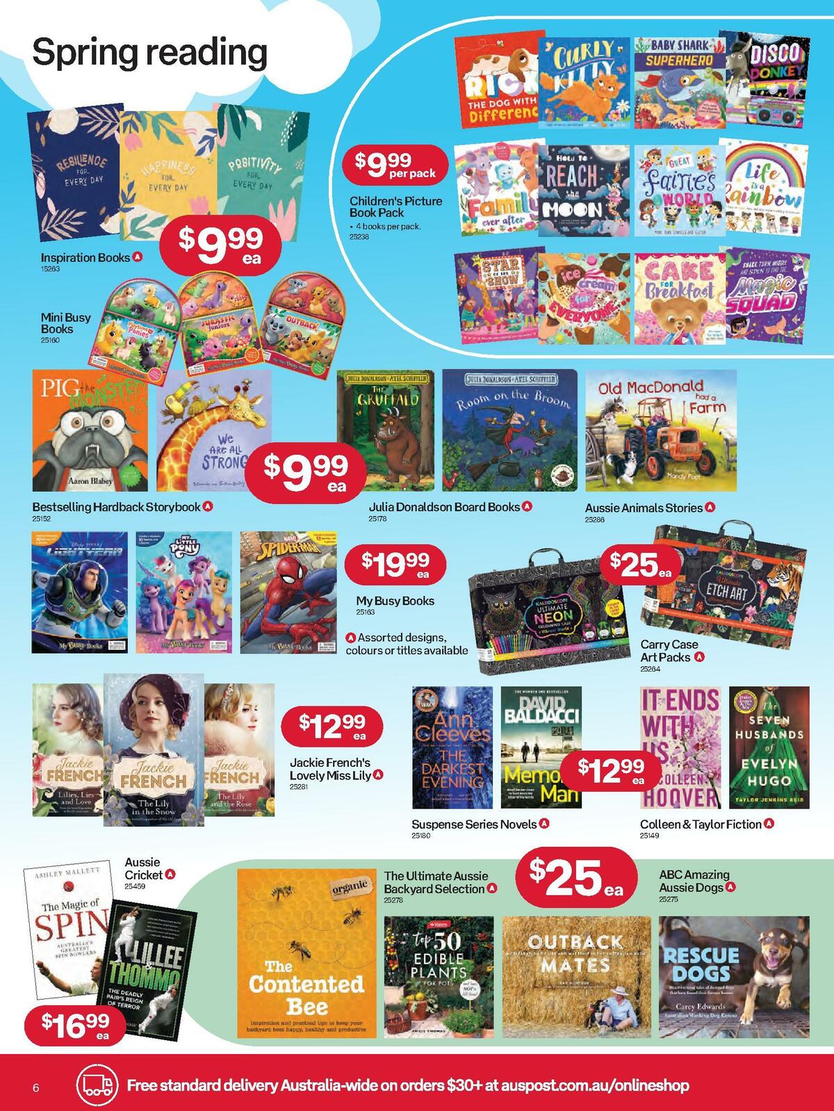 Australia Post Catalogues from 5 September