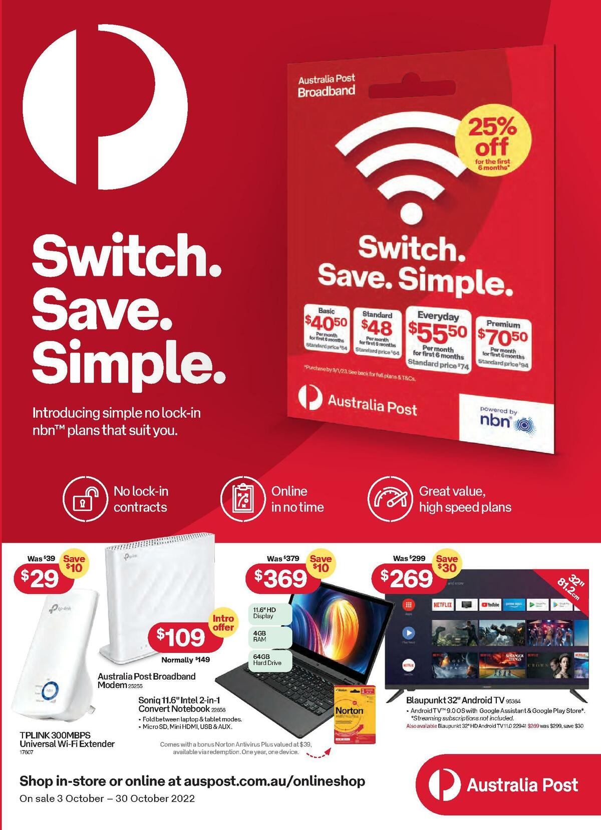 Australia Post Catalogues from 3 October