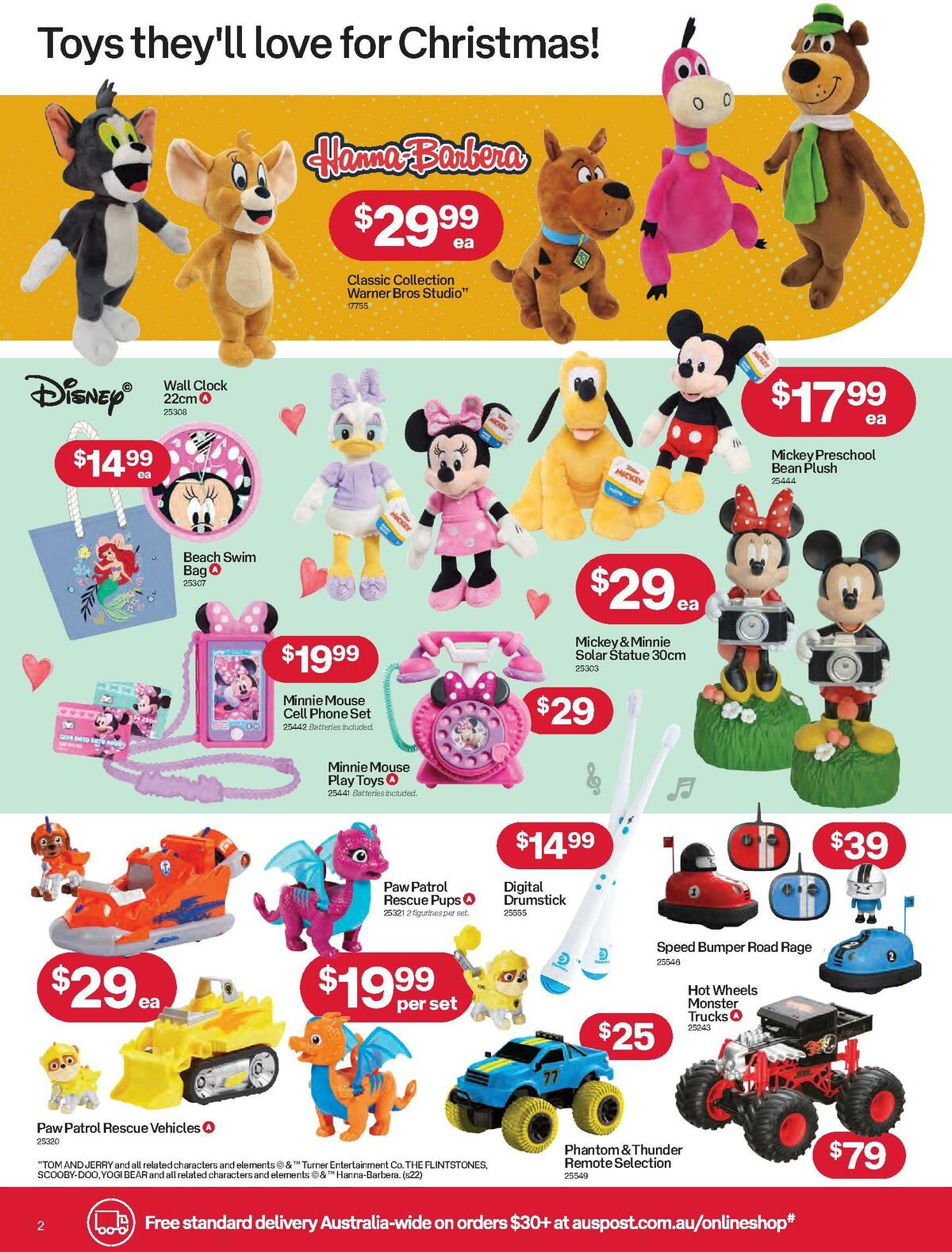 Australia Post Catalogues from 3 October