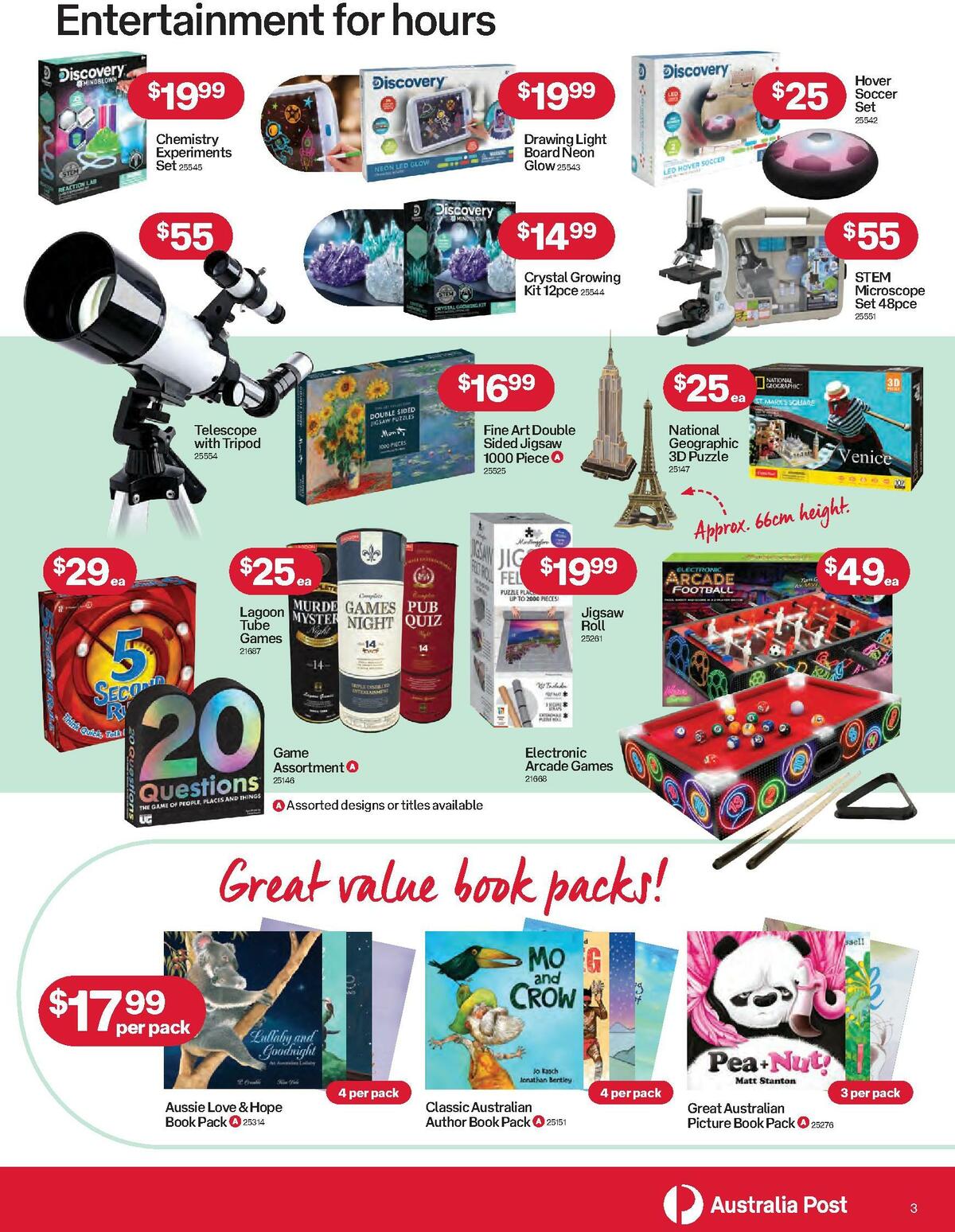 Australia Post Catalogues from 3 October