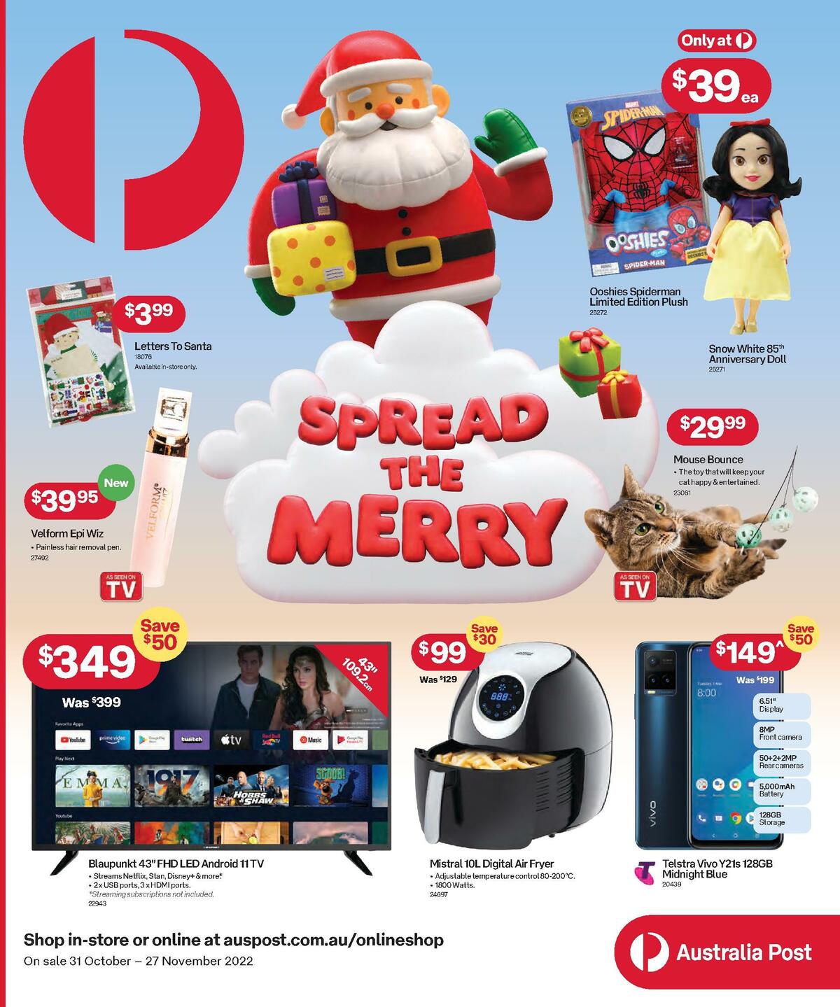 Australia Post Catalogues from 31 October