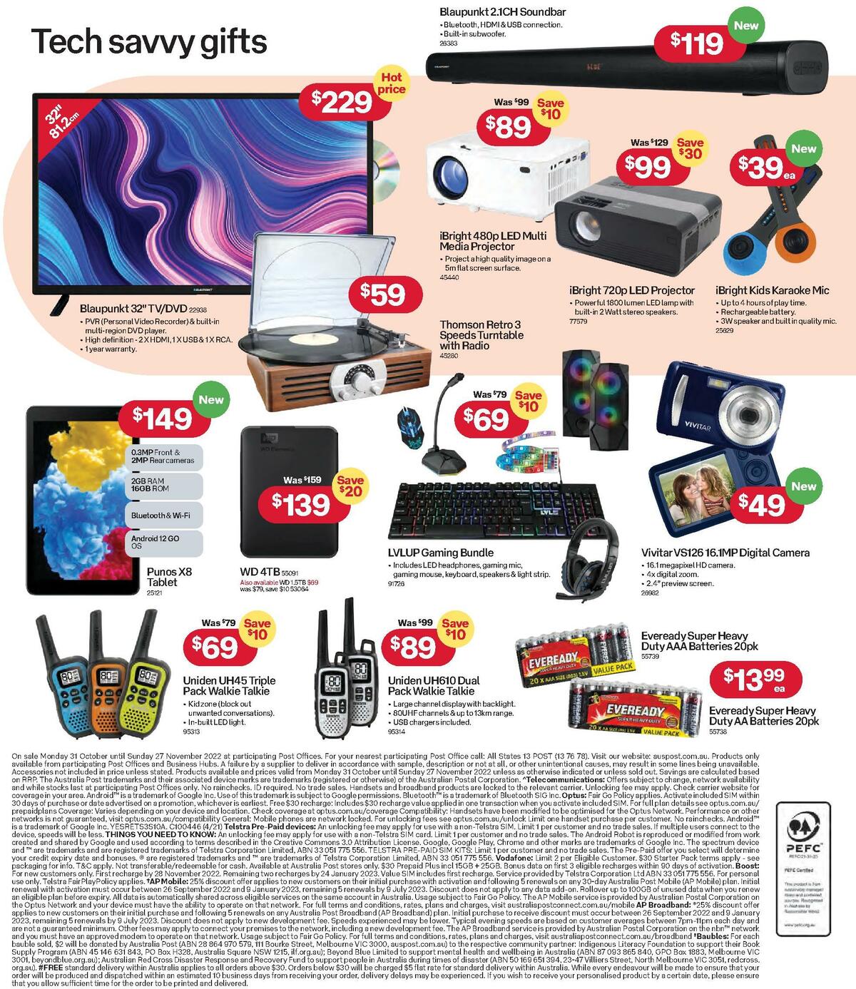 Australia Post Catalogues from 31 October