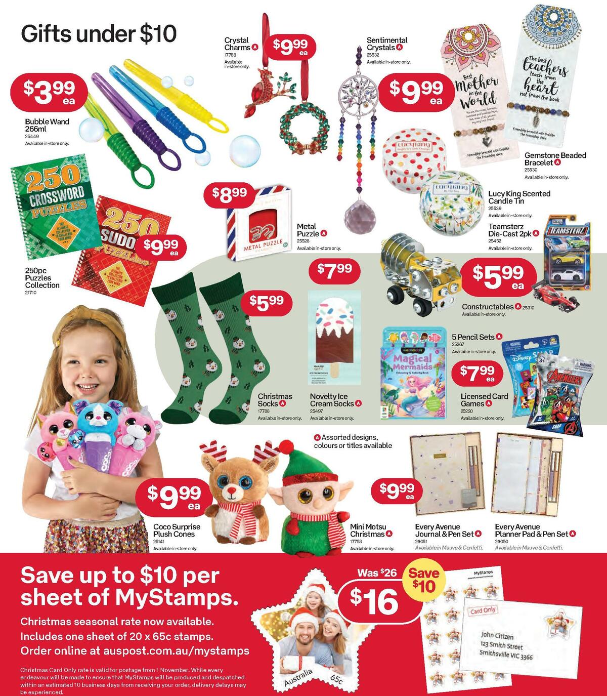 Australia Post Catalogues from 31 October