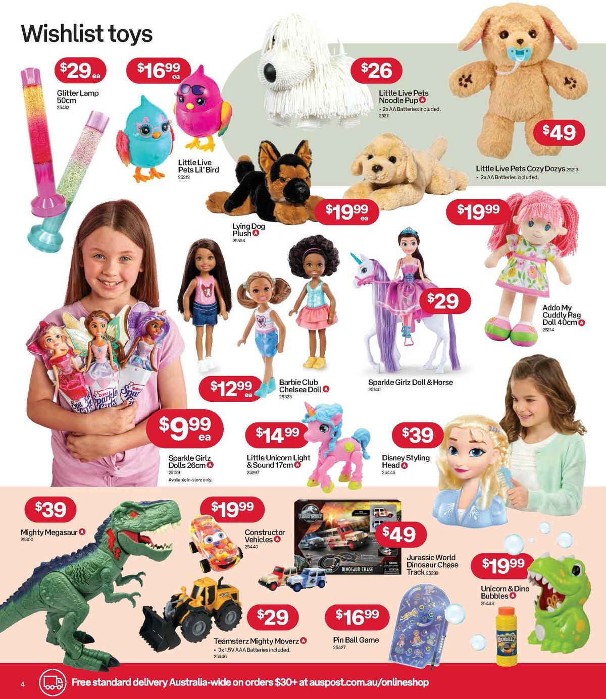 Australia Post Catalogues from 31 October