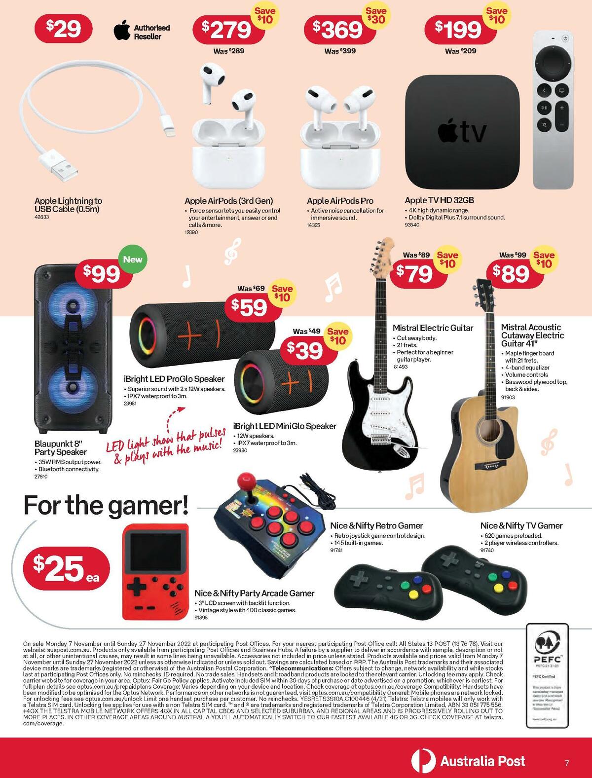 Australia Post Catalogues from 7 November