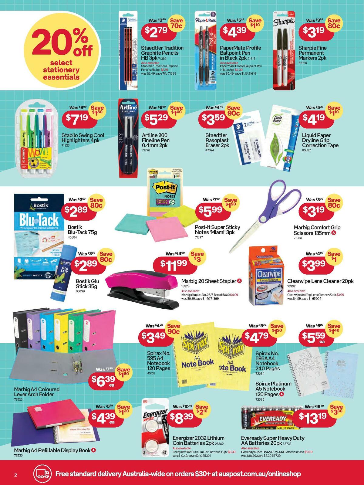 Australia Post Catalogues from 9 January