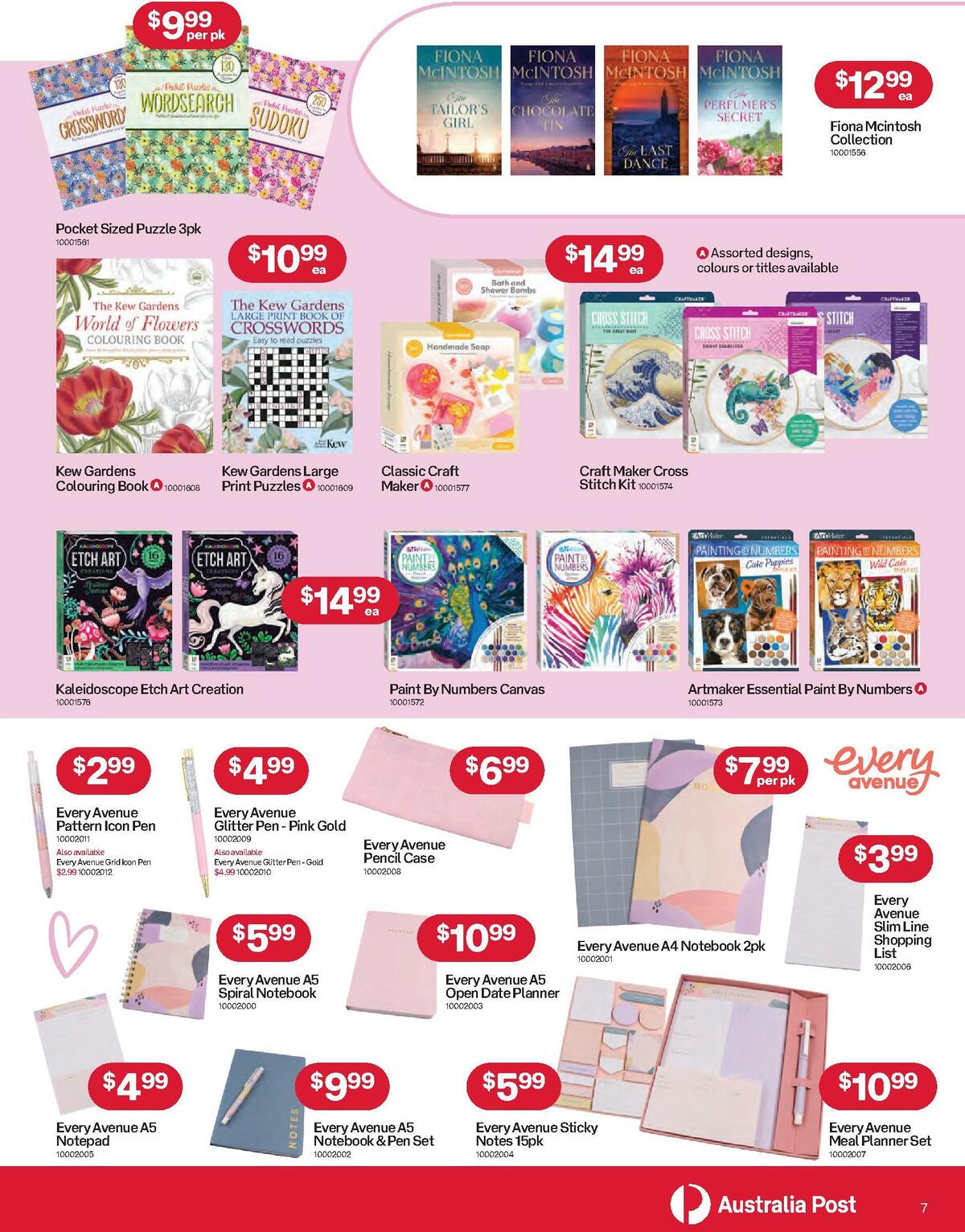 Australia Post Catalogues from 17 April