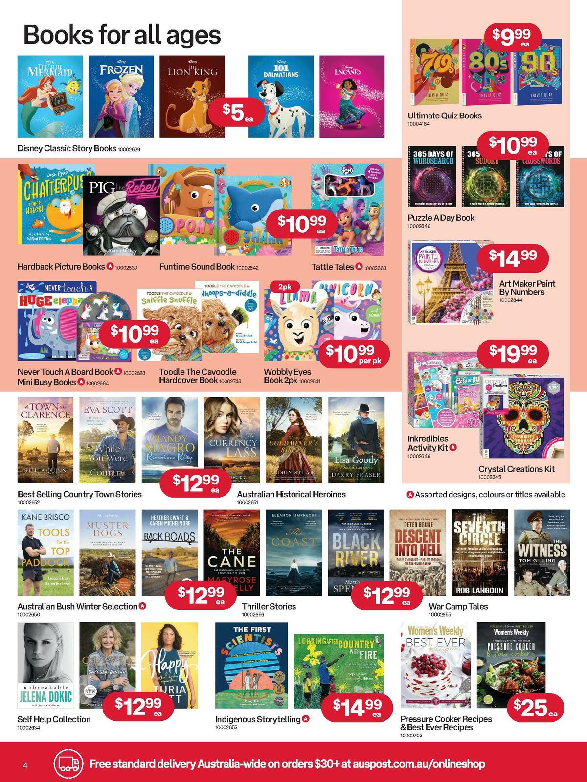 Australia Post Catalogues from 15 May