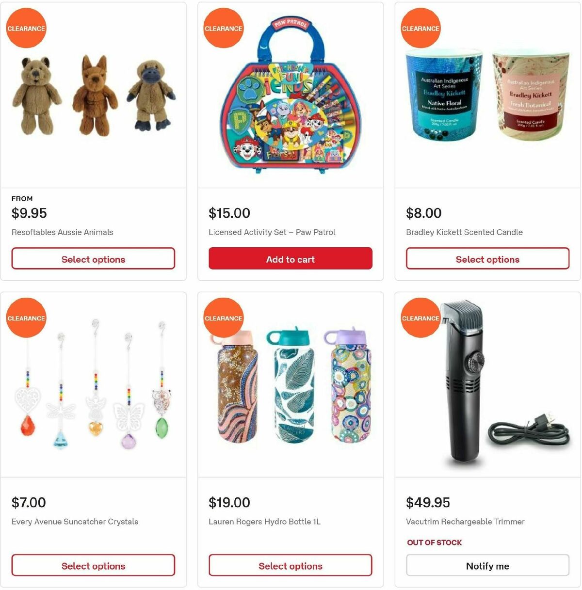 Australia Post Clearance Catalogues from 23 September