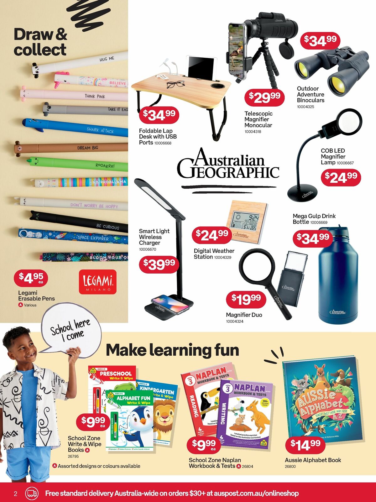 Australia Post Catalogues from 8 January