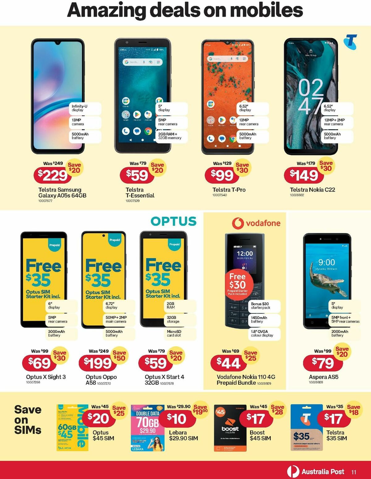 Australia Post Catalogues from 3 June